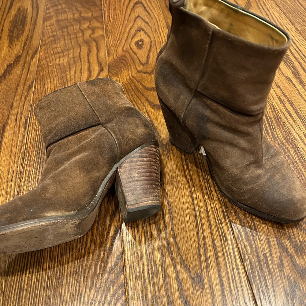 rag & bone Dark Brown Heeled Boots